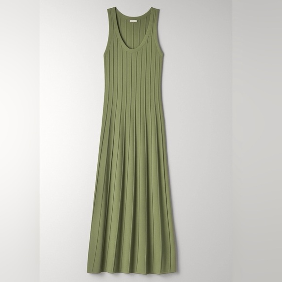 Dresses & Skirts - Aritzia Bursa dress size small EUC beautiful Green Sleeveless Maxi Dress